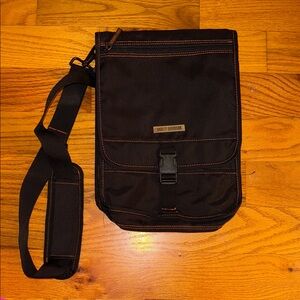 Harley-Davidson Black and Orange Messenger Bag